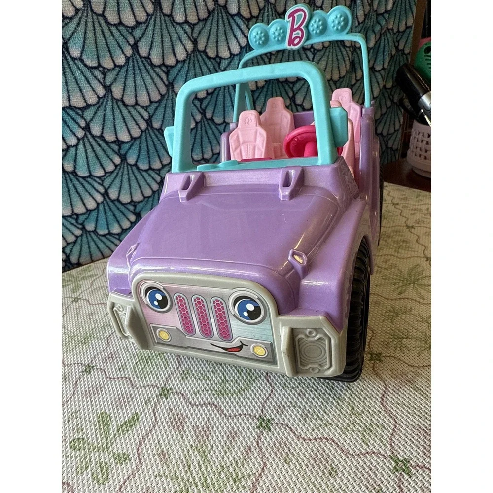 Fisher Price‎ Little People Barbie Beach Cruiser Sounds Music Car Jeep Vehicle
